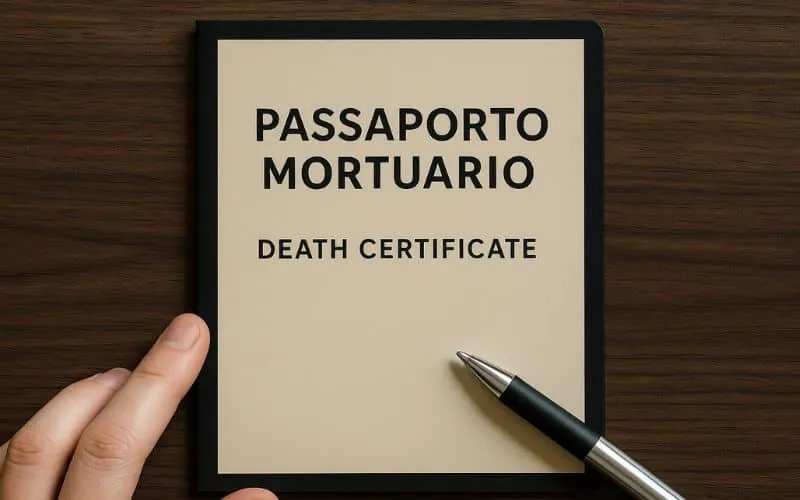 passaporto mortuario fac simile